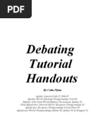 Colm Flynn's Debating Handbook
