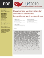 Download Unauthorized Mexican Migration and the Socioeconomic Integration of Mexican Americans by Russell Sage Foundation SN145926497 doc pdf