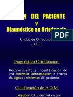 Diagnóstico y evaluación ortodóncica