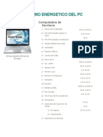 Consumo Energetico Del PC