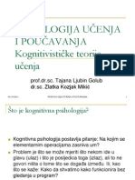 Kognitivisticke Teorije Ucenja