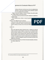 Constitucion Politica de Los Estados Unidos Mexicanos, 1917, Articulos 3,31,123 y 14 (Transitorio)