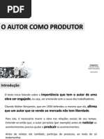 O Autor Como Produtor