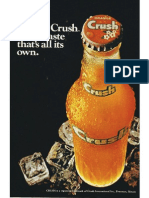 Crush Advertisement 1974