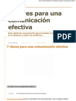 7 Claves para Una Comunicación Efectiva PDF