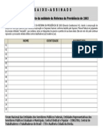 Abaixo-assinado.reforma.previdência-2013 lista