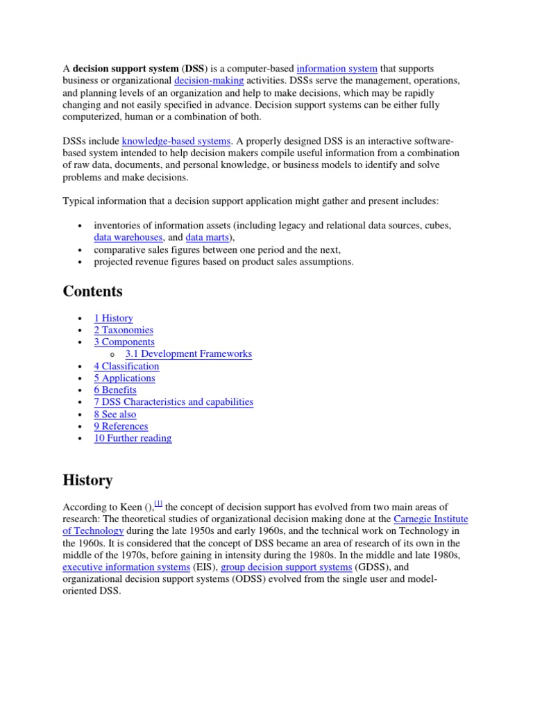 Article importanceandcurrentissuesofdss image