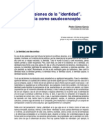 La etnia como seudoconcepto: Las ilusiones de la 'identidad