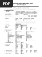 Download Formulir Registrasi Anggota Pgri by samsoelmaarip SN145974402 doc pdf