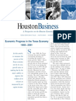 Economic Progress in the Texas Economy 1969-2001