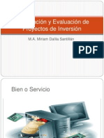 Formulación y Evaluación de Proyectos de Inversión