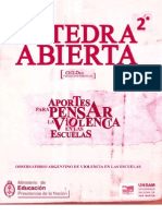 Catedra Abierta 2 - Aportes Para Pensar La Violencia en Las Escuelas