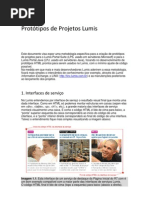 Protótipos de Projetos Lumis