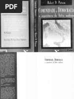 Comunidade e Democracia - A experiência da Itália Moderna