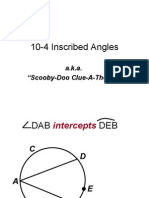 10-4 Inscribed Angles