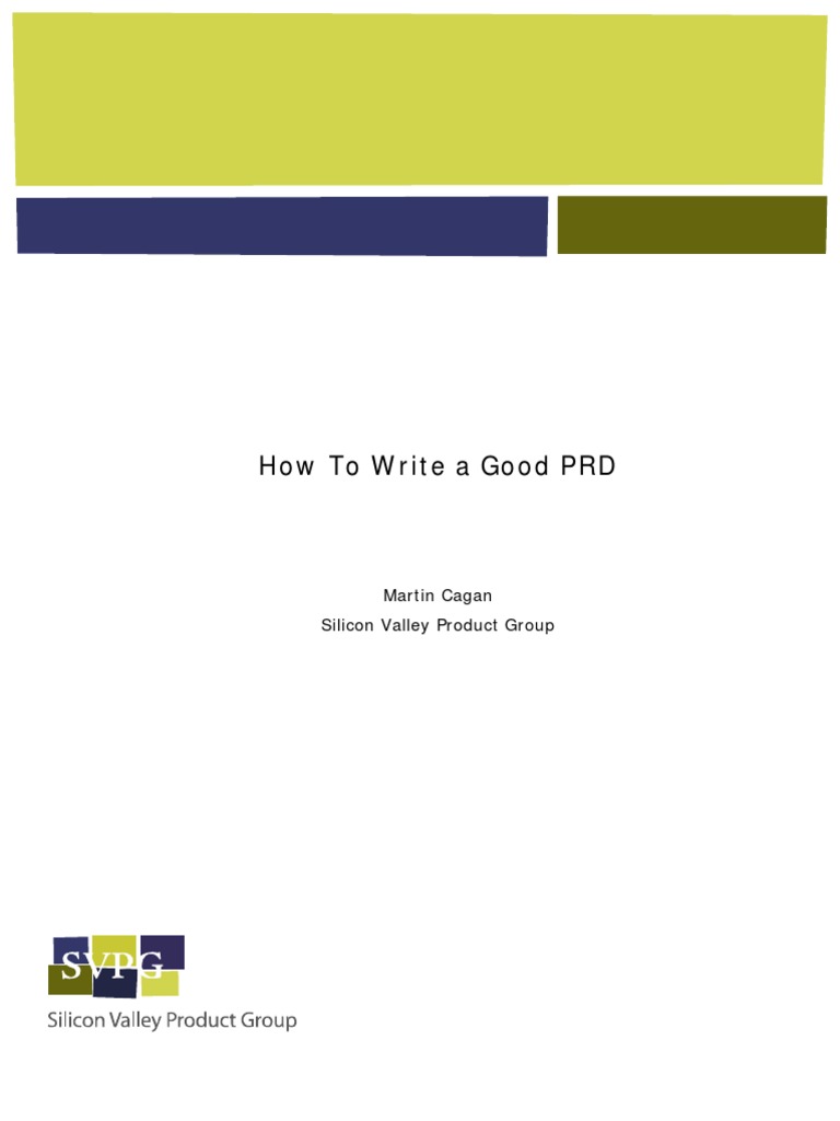 Writing A Good PRD | PDF