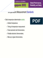 Temperature Measurement: Standards