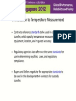 Introduction To Temperature Measurement: Standards