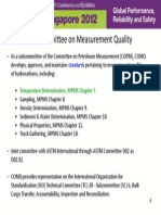 API Committee On Measurement Quality: Temperature Determination, MPMS Chapter 7