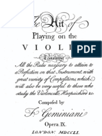 Art of Playing the Violin