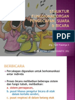 L1-Struktur Fungsional Organ Pengucapan, Suara & Bicara