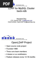 LDAP for MySQL Cluster - back-ndb