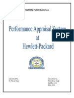 Performance Appraisal at Hewlett Packard
