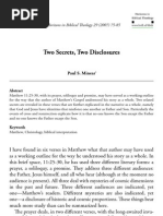 Download Two Secrets from Gospel of Matthew by e4unity SN14604161 doc pdf