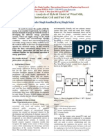 Performance Analysis of Hybrid Model of Wind Mill, Photovoltaic Cell and Fuel Cell