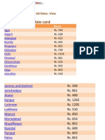 Dainik Jagran Rate Card 2013 - ReleaseMyAd