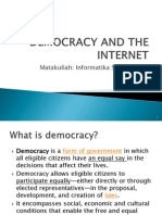 Democracy and The Internet