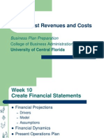 Forecast Revenues and Costs: Business Plan Preparation
