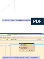 Try Creating A Group It Will Prompt For Report Group Creation