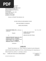 Download Warn Industries v Harbor Freight Tools Et Al by PatentBlast SN146057117 doc pdf