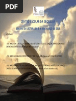 Cartaz Semana Leitura Centro