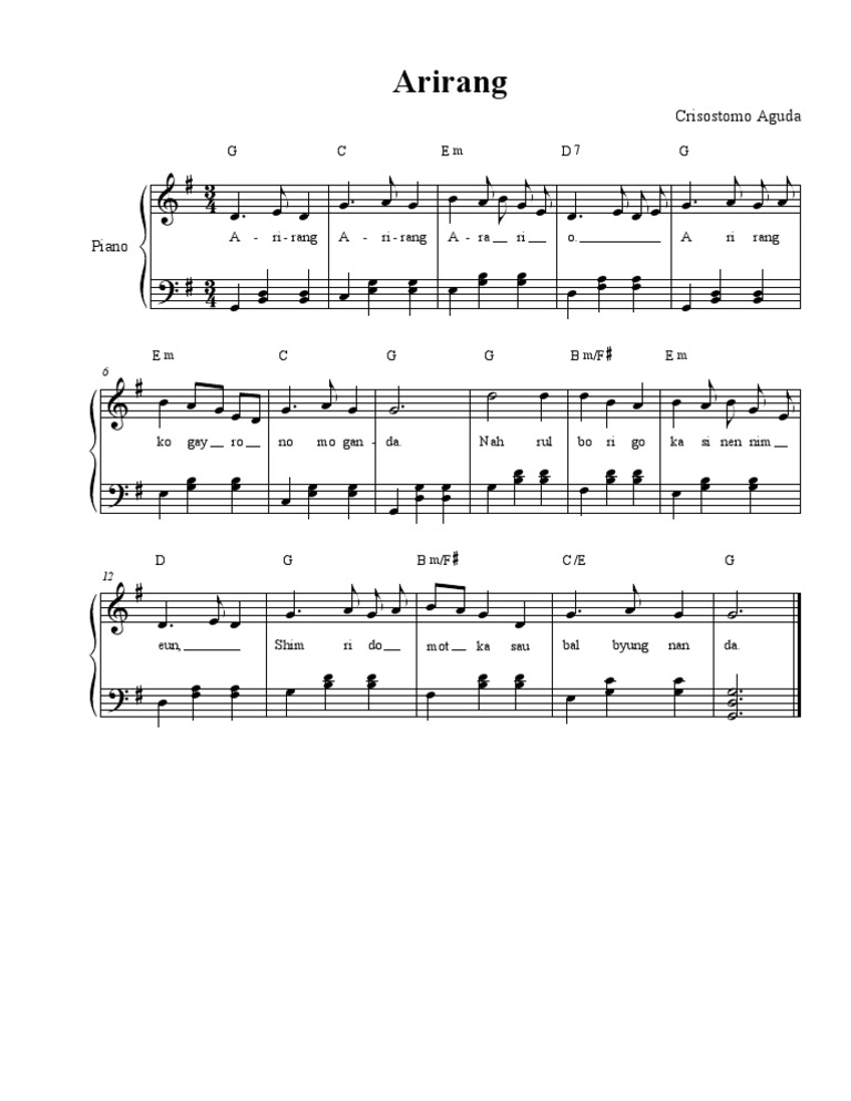 Arirang | PDF