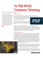 High-Pressure, High-Density Centrifugal Compressor Technology