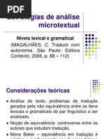 Estratégias de análise microtextual Aula 2