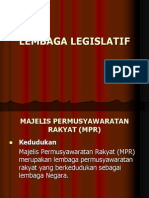 8. LEMBAGA LEGISLATIF