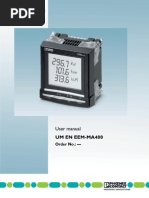 Manual Medidor de Energia MA400