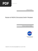 NASA OIG Safety Report 3/27/13
