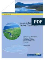 Acoustic Techniques For Seabed Clasification