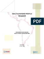 Health System Profile-Ecuador 2008