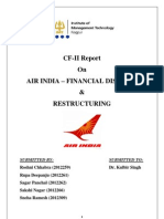 AI Report on Financial Distress & Restructuring