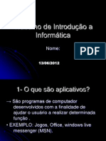 Trabalho de Introdução A Informática