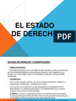 El Estado de Derecho