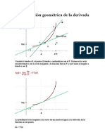 Interpretación Geométrica de La Derivada