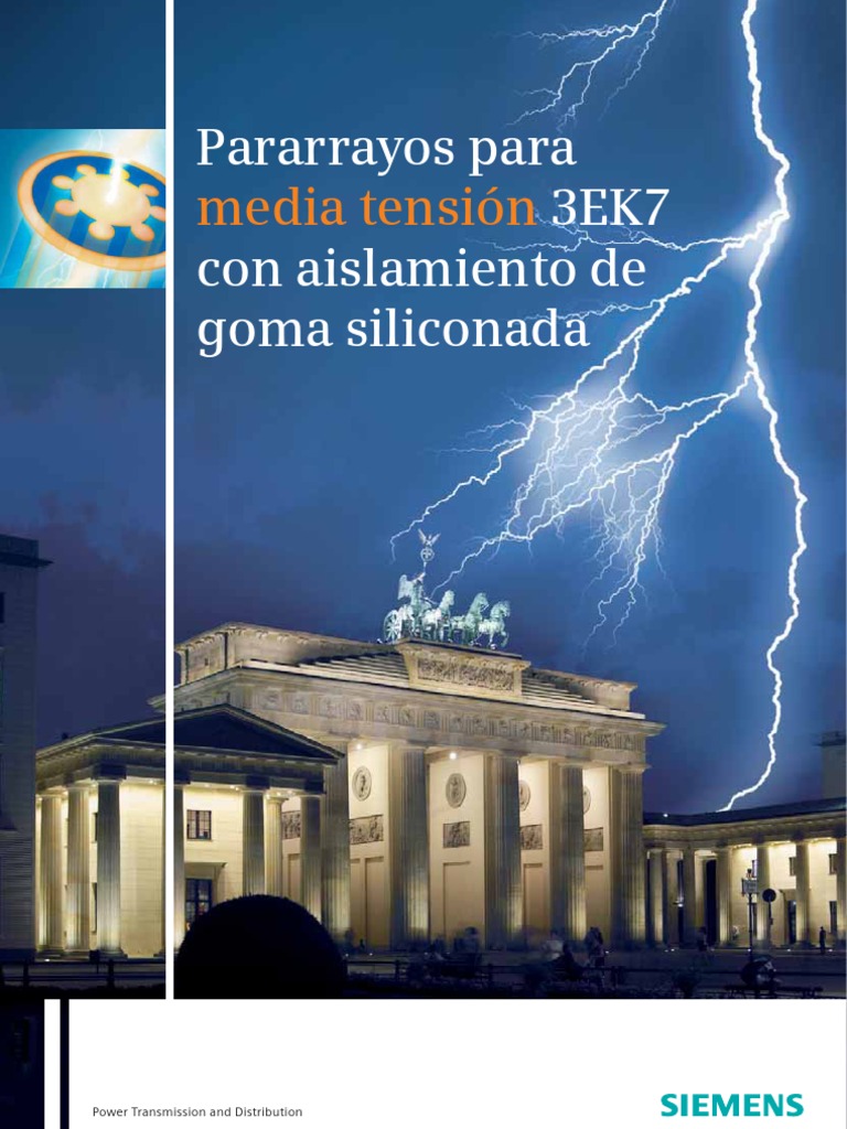 Pararrayos 3EK7 de Siemens para Transformadores | PDF | Aluminio ...