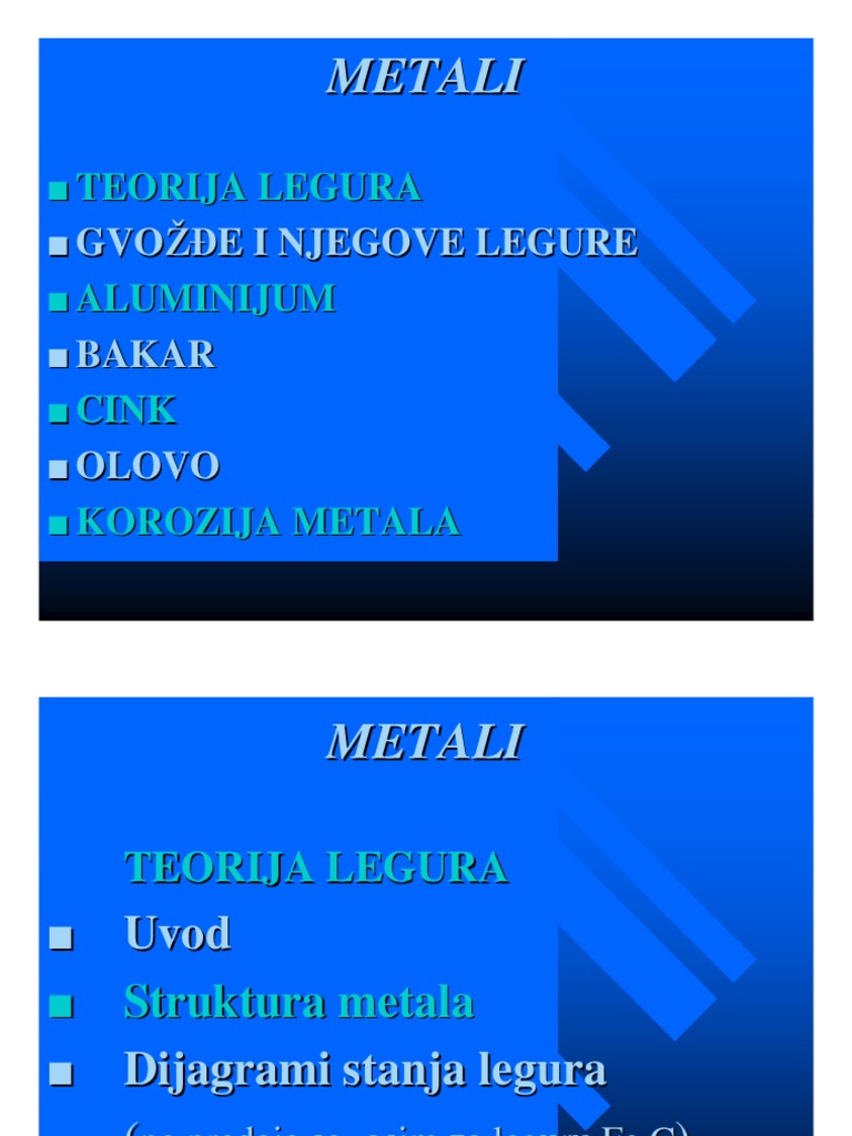 Metali PDF | PDF