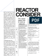 Reactor Design Scale Up